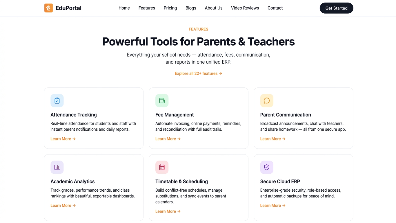 Edu Portal  School & College Management System