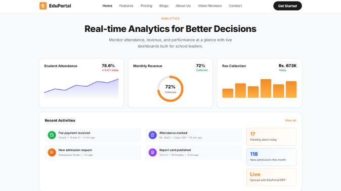 Edu Portal School & College Management System — screenshot 1