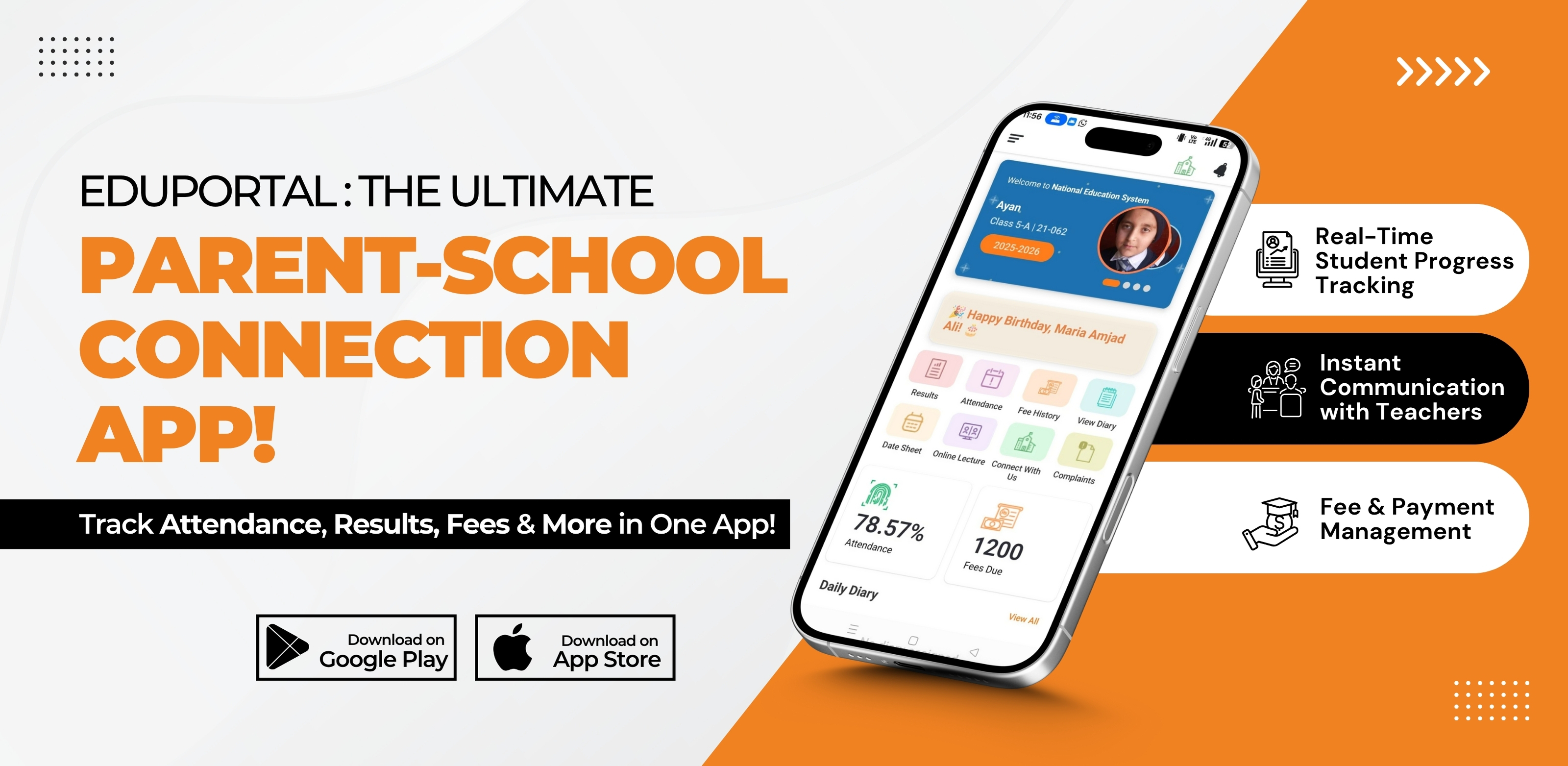 Edu Portal — Cloud-Based School & College Management System — screenshot 1